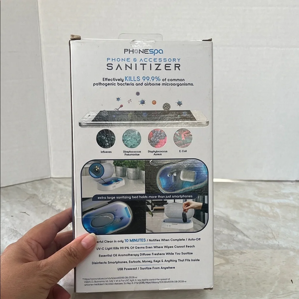 PhoneSpa UV-C Phone & Accessory Sanitizer